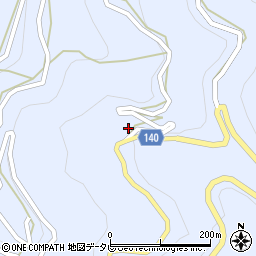 徳島県三好市井川町井内西4331周辺の地図