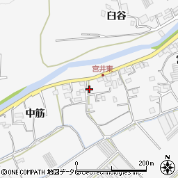 徳島県徳島市多家良町中筋76周辺の地図