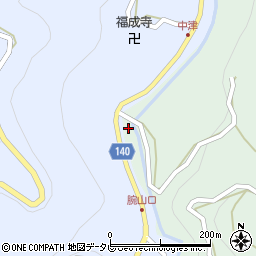 徳島県三好市井川町井内東2434周辺の地図