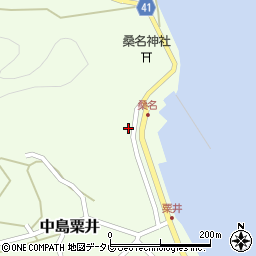 愛媛県松山市中島粟井1203周辺の地図