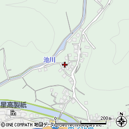 愛媛県四国中央市金田町半田甲424-6周辺の地図