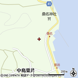 愛媛県松山市中島粟井1201周辺の地図