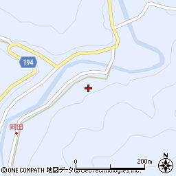 和歌山県日高郡日高川町上初湯川86周辺の地図