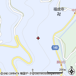 徳島県三好市井川町井内西5109周辺の地図
