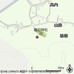 徳島県小松島市新居見町猿額周辺の地図