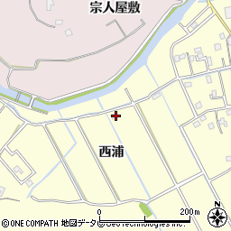 徳島県小松島市芝生町西浦周辺の地図