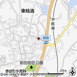 山口県宇部市東岐波1693周辺の地図