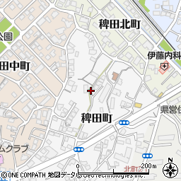 山口県下関市稗田町周辺の地図