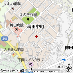 エクリュ稗田中町Ｃ周辺の地図