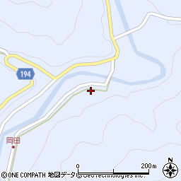 和歌山県日高郡日高川町上初湯川83周辺の地図