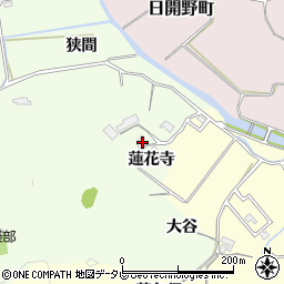 徳島県小松島市新居見町蓮花寺周辺の地図