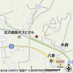 徳島県徳島市八多町小倉71周辺の地図