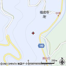 徳島県三好市井川町井内西5098周辺の地図