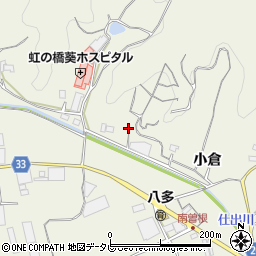 徳島県徳島市八多町小倉69周辺の地図