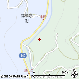 徳島県三好市井川町井内東1446周辺の地図