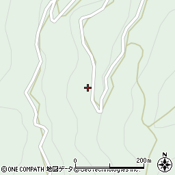 徳島県三好市井川町井内東3691-2周辺の地図