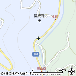 徳島県三好市井川町井内西5172周辺の地図