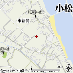 徳島県小松島市和田島町東新開周辺の地図