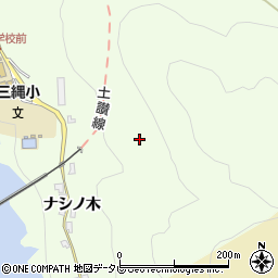 徳島県三好市池田町中西ナシノ木周辺の地図