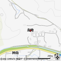 徳島県徳島市多家良町北地周辺の地図