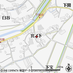 徳島県徳島市多家良町宮ノ下周辺の地図