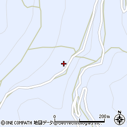 徳島県三好市井川町井内西3808周辺の地図