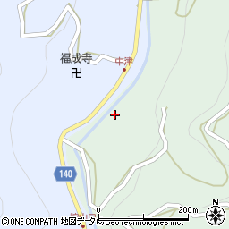 徳島県三好市井川町井内東2461周辺の地図