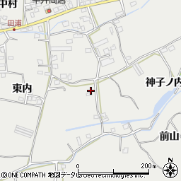 徳島県小松島市田浦町（神子ノ内）周辺の地図