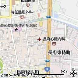 山口県下関市長府侍町2丁目3-34周辺の地図