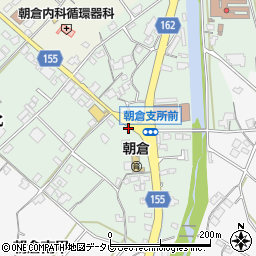 朝倉支所前周辺の地図