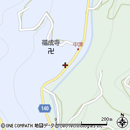 徳島県三好市井川町井内西5029-1周辺の地図