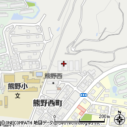 山口県下関市熊野西町周辺の地図