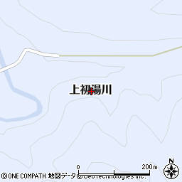 和歌山県日高郡日高川町上初湯川周辺の地図