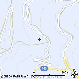 徳島県三好市井川町井内西4400周辺の地図