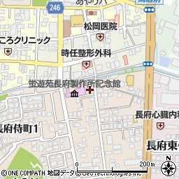 山口県下関市長府侍町2丁目6-2周辺の地図