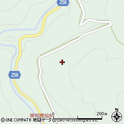 徳島県美馬郡つるぎ町半田青野258-1周辺の地図