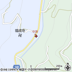 徳島県三好市井川町井内西5177周辺の地図