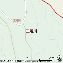 和歌山県日高郡由良町三尾川周辺の地図