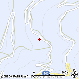 徳島県三好市井川町井内西4406周辺の地図