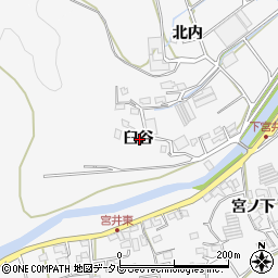 徳島県徳島市多家良町臼谷周辺の地図