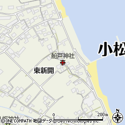 船戸神社周辺の地図