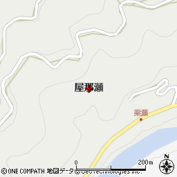 徳島県神山町（名西郡）阿野（屋那瀬）周辺の地図