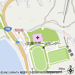松山市役所　坂の上の雲まちづくり部・スポーティングシティ推進課北条スポーツセンター周辺の地図