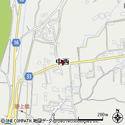 徳島県小松島市田浦町中西周辺の地図