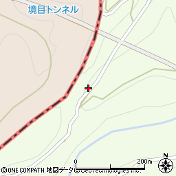 徳島県三好市池田町佐野（北大境）周辺の地図