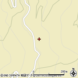 徳島県三好市池田町漆川ミ子1664周辺の地図