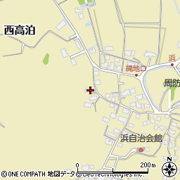 山口県山陽小野田市西高泊1495周辺の地図