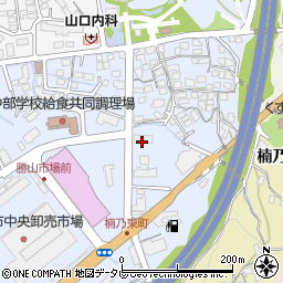 日本郵便輸送下関営業所周辺の地図