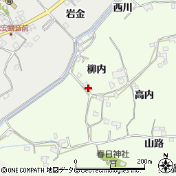 徳島県小松島市新居見町（柳内）周辺の地図