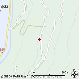 徳島県三好市井川町井内東2602周辺の地図